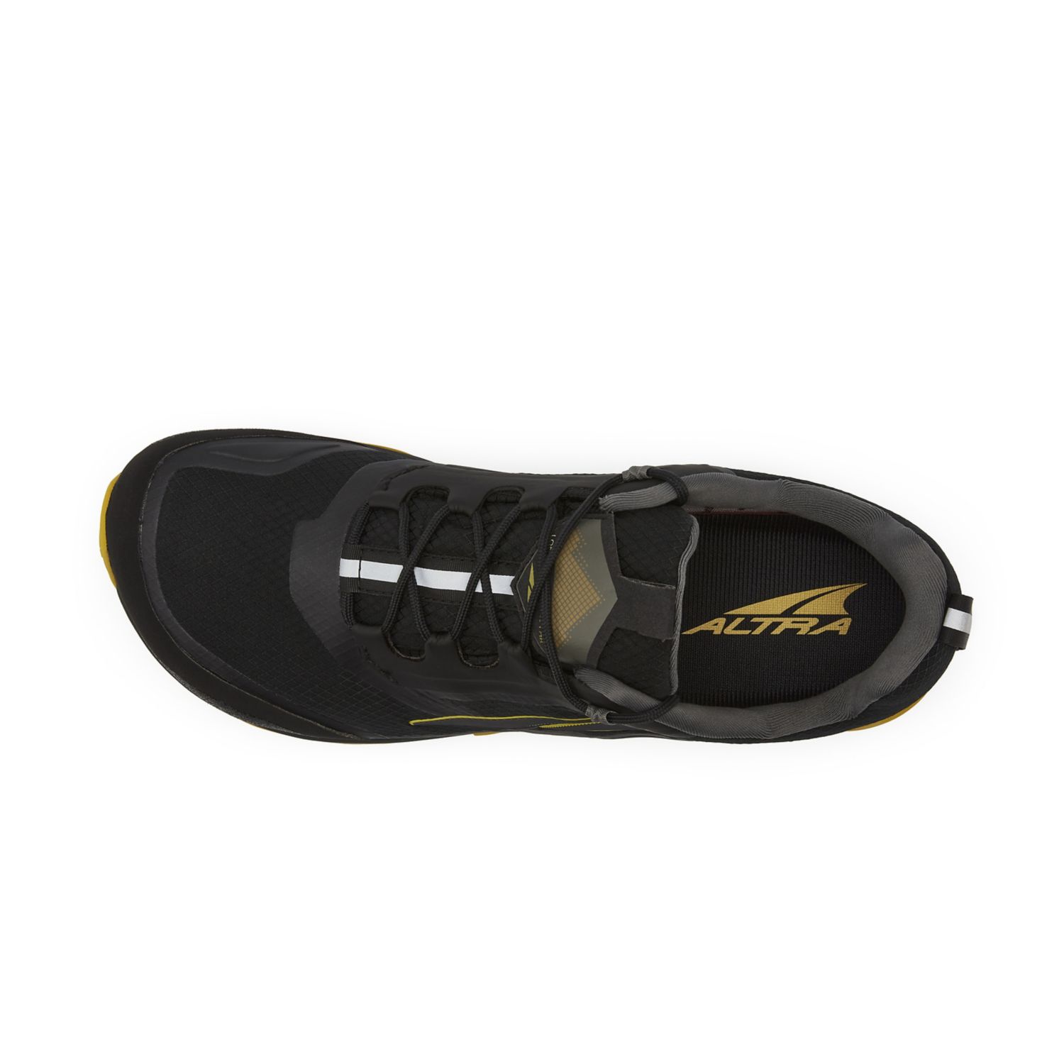 Altra Lone Peak All-wthr Low Men's Trail Running Shoes Black / Yellow | South Africa-36147589